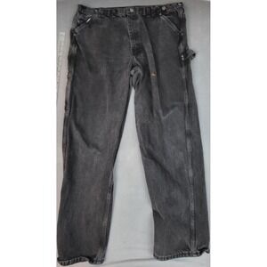 Big Bill Work Pants Mens 40 30 Black Heavyweight Carpenter Baggy Straight Hammer